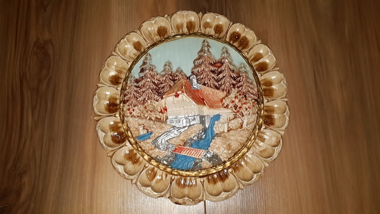 Duvar Süs Tabağı 25cm - 4