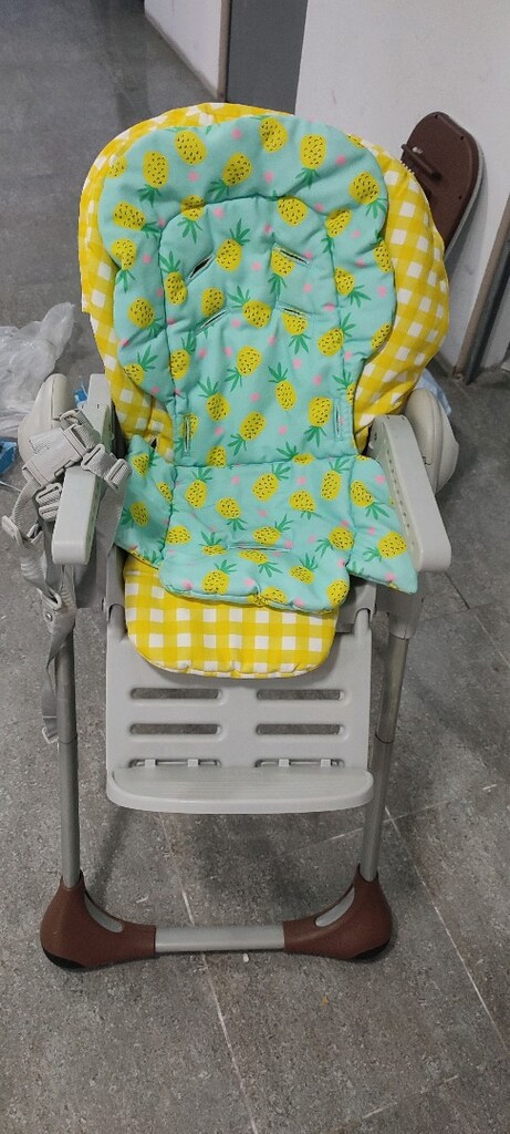 Chicco Polly mama sandalyesi minderleri yenilenmiş pamuklu kumaş - 5