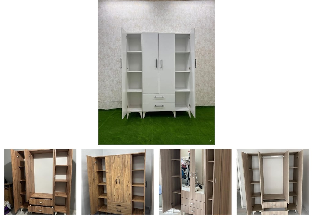 4 kapaklı elbise dolabı gobrtomwoz - 2