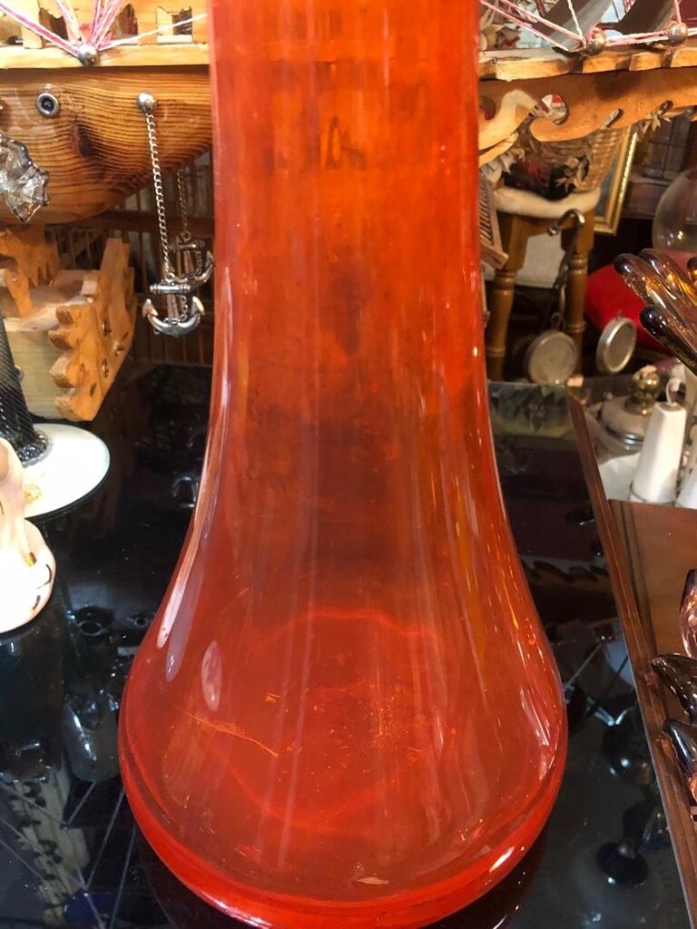 Turuncu Viking Glass Vazo - 4