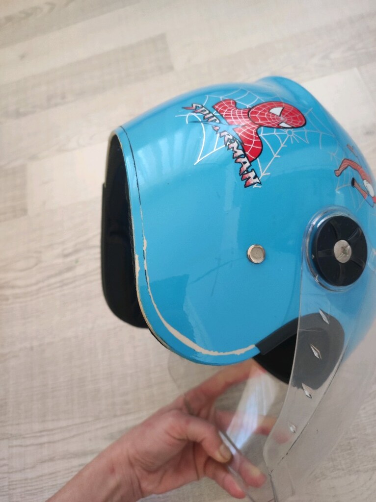 motosiklet çocuk yarım kask - 9