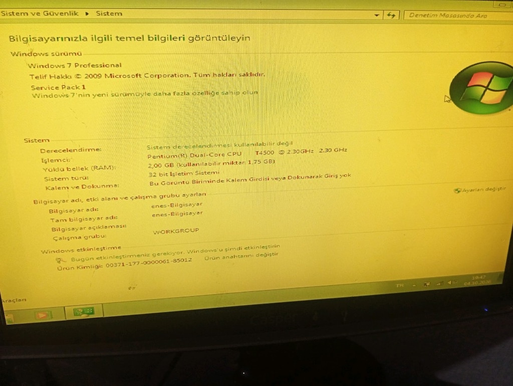 yedek parça niyetine laptop - 5