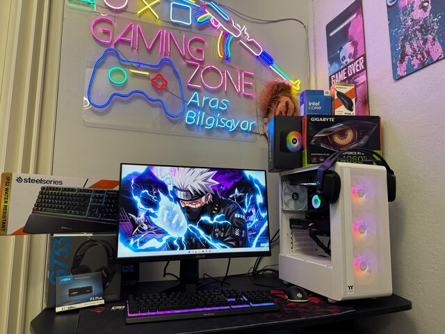 BİLGİSAYAR İ5 14.NESİL 32GB RAM RTX4060Tİ 24İNÇ 180HZ GAMİNG PC