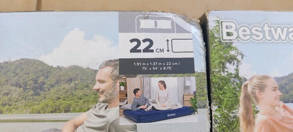 Bestway Kamp Yatağı Çift Kişilik Şişme yatak 2 adet sıfır - 4