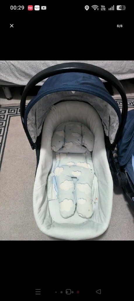 chicco bebek oto koltuğu ve port bebek seti - 7