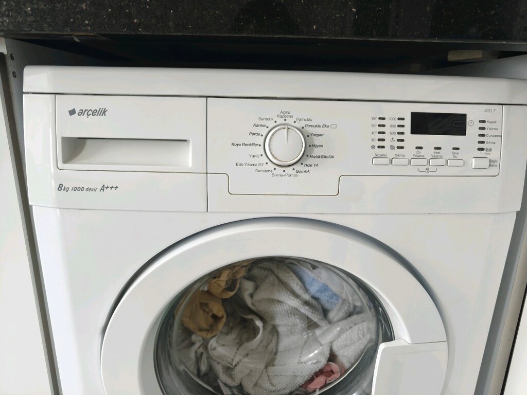 8kg Arçelik çamaşır Makinesi temiz sağlam çalışır durumda - 2