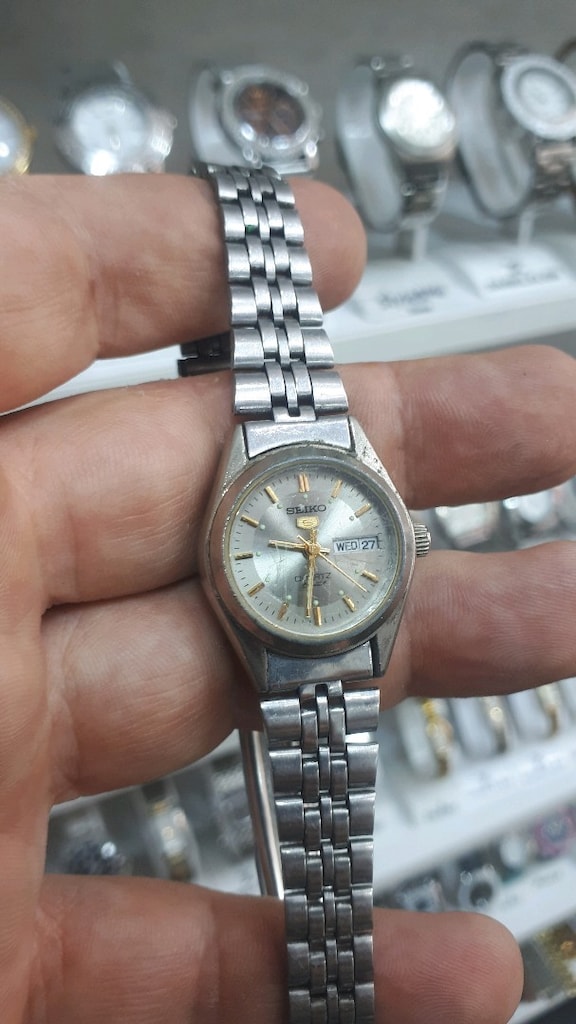 SEIKO 5 bayan pilli mekanizma saat - 5