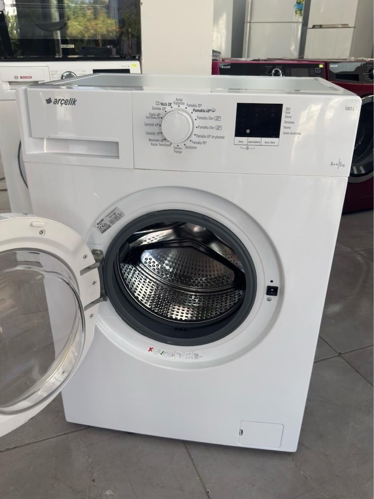 Arçelik Az Kullanılmış A++ Enerji Çamaşır makinesi ADRESE TESLİM - 8
