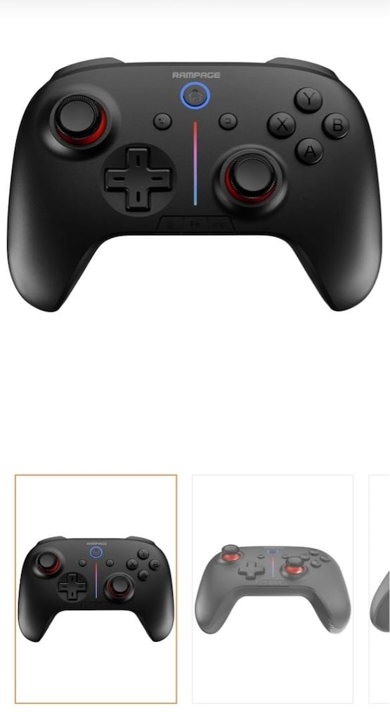rampage hydra 2.4 ghz+ bluetoot + kablo oyun kolu gamepad sıfır kutulu - 3