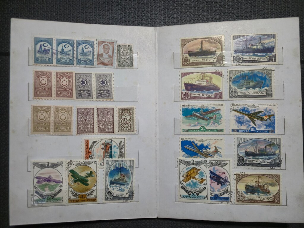 1956 Yılından Başlayan Pul koleksiyonu 350 Adet - 5