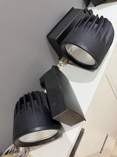 15-20 Adet Siyah COB LED Ray Spot Armatür + Ray Sistemi -i - 2