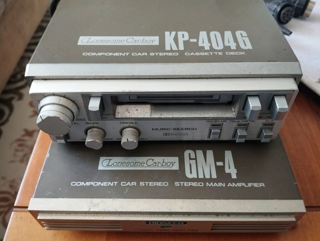 Pioneer KP-404G Component Car Stereo Cassette DeckStereo Main Amplifie - 5