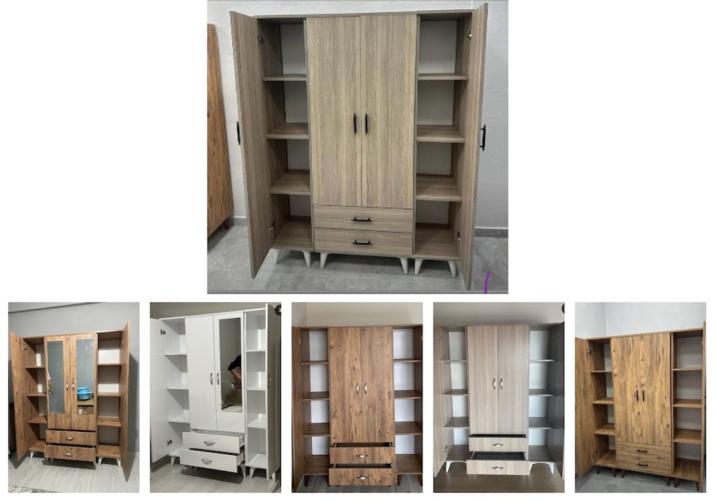 4 kapaklı elbise dolabı ftnuoenuei - 6