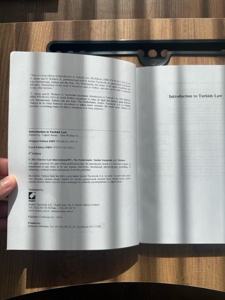 Introduction to Turkish Law 6th Edition - 3