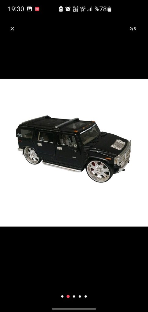 Vintage 1/18 Maisto Playerz Hummer H2 - 2