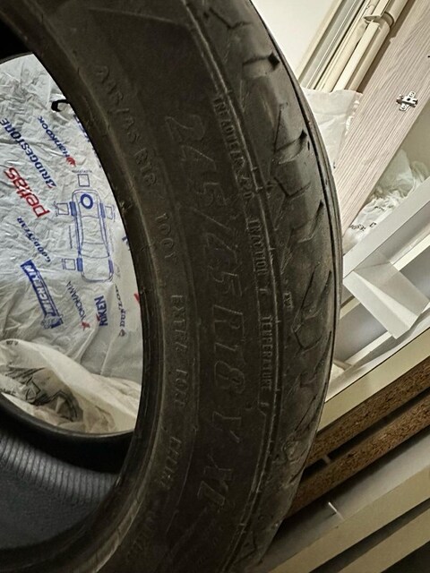245/45/R18 2 adet yazlık lastik
