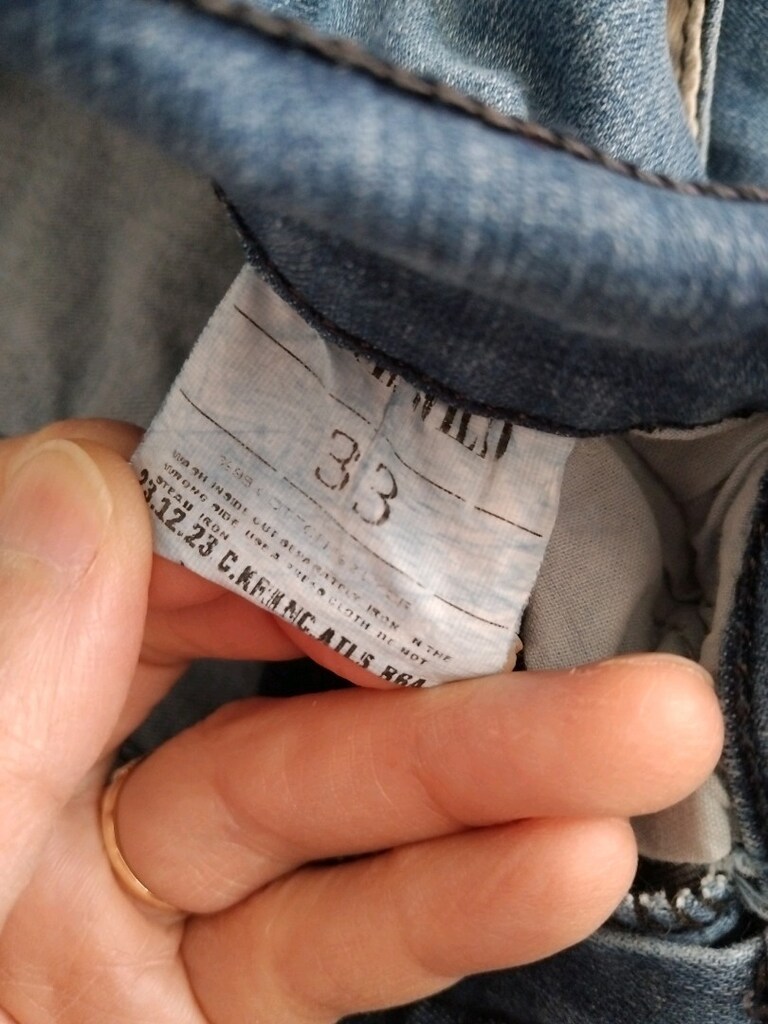 33 beden erkek jean pantolon - 4