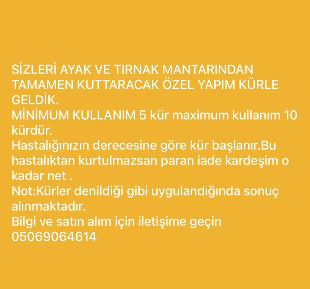 ayak ve tırnak mantarı