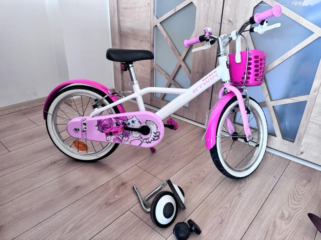 decathlon çocuk bisikleti 16 inç 500 doctor girl orjinal B’Twin 4-7yaş - 3