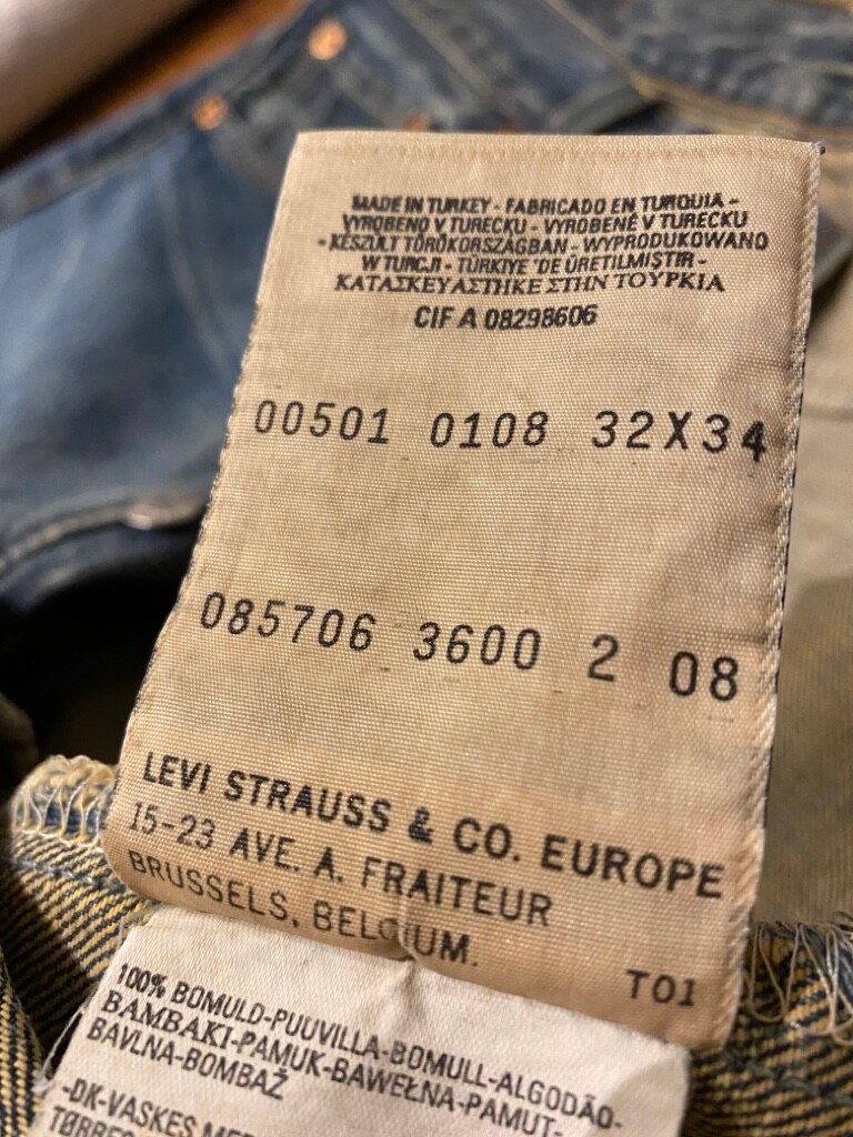 Levi's 501 The Original Jeans Kot Pantalon - 9