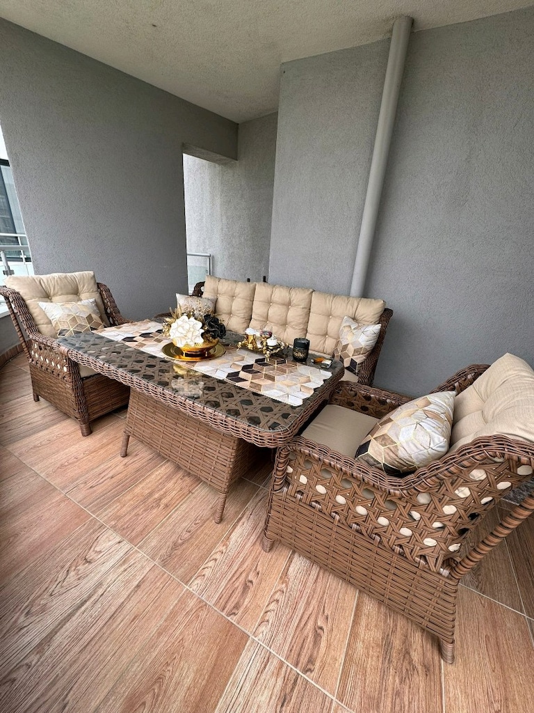 bahçe balkon mobilyasi, rattan koltuk takımı - 6