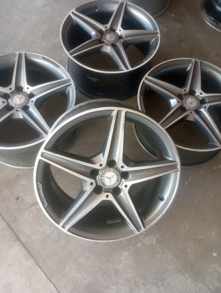 5x112/18 orjinal AMG mercedes çelik jant - 4