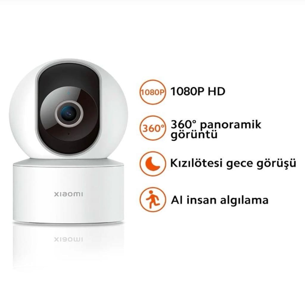 Xiaomi Smart Kamera C200 360 Full HD 1080p Akıllı Güvenlik Kamera - 7