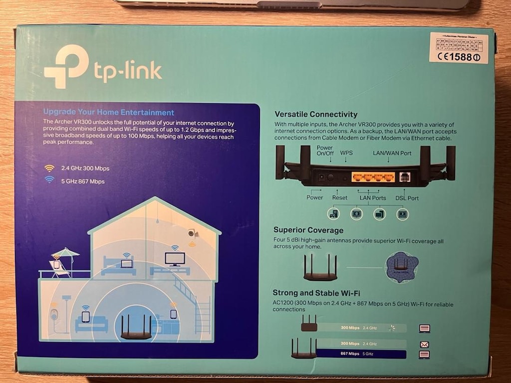 TP-Link VDSL/ADSL Modem Router – Hiç Kullanılmamış - 2