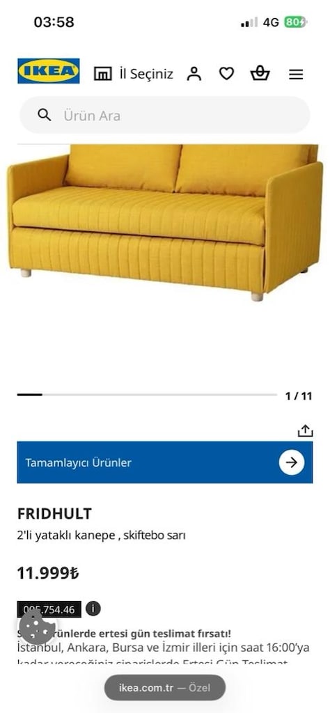 ACİL SATILIK İKEA KOLTUK - 10