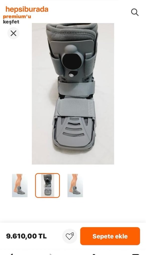 Havalı Bot Airwalker 40/44 Numara Sol Ayak İçin - 2