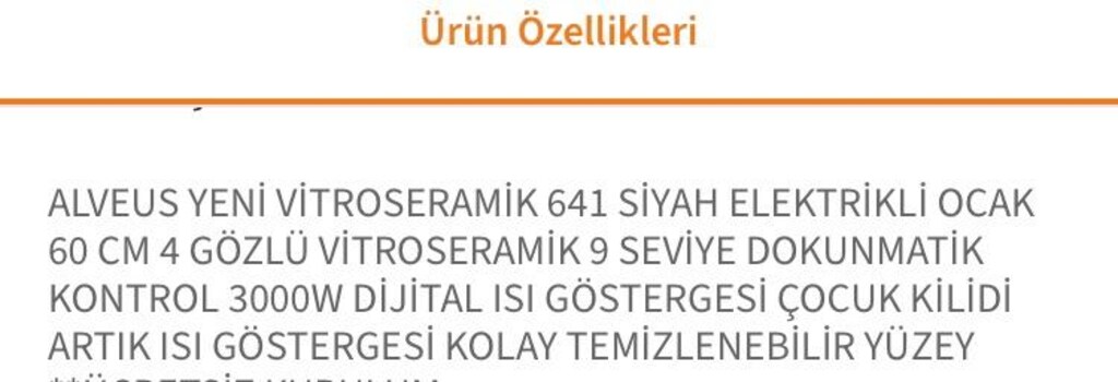Alveus Elektrikli 4 gözlü ocak - 7