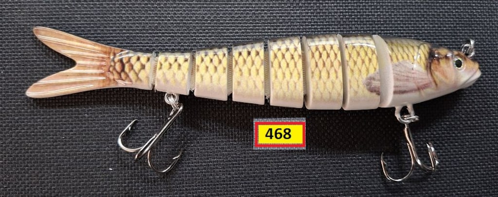 Hengjia JM034 8 eklemli sahte maket yem. (Rapala ) 3 adet.OLTA142 - 4
