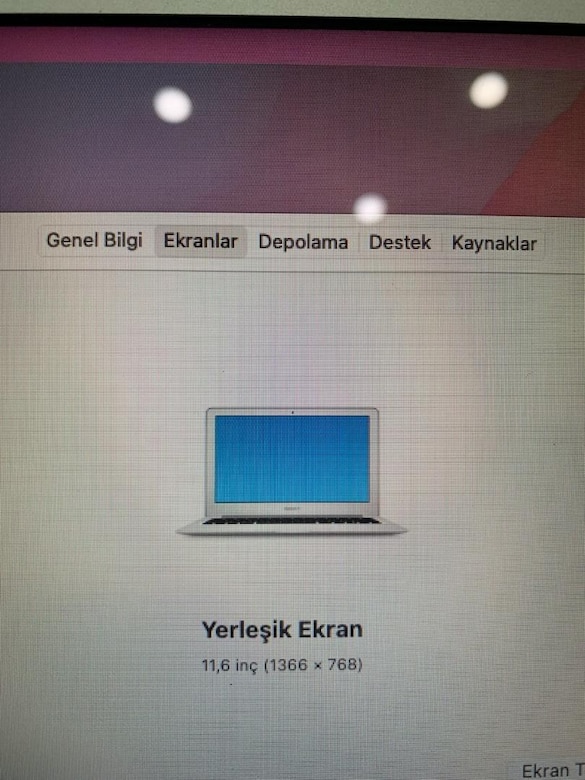 Macbook Air 2015 11 inç i5 4 ram 128 Ssd Monterey A1465 model - 8