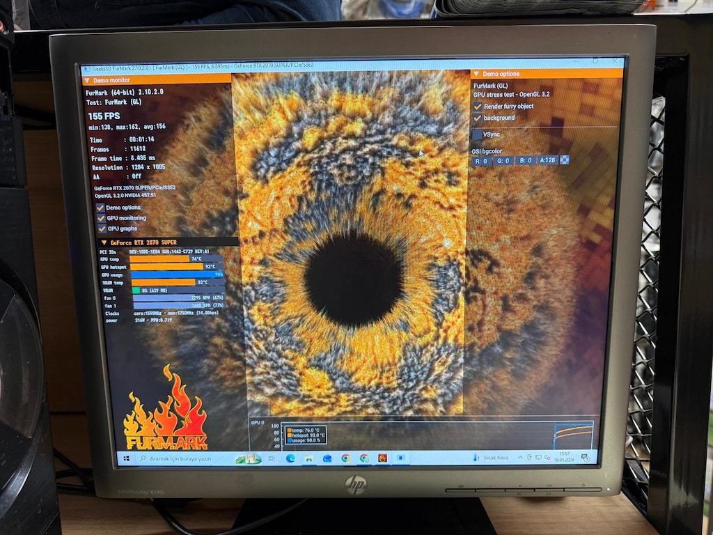 MSI GEFORCE RTX 2070 SUPER VENTUS OC Ekran Kartı - 8