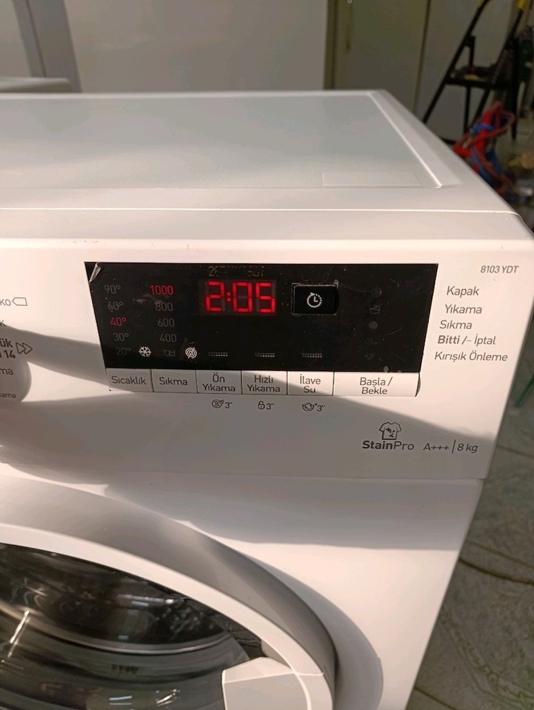 Arçelik Sıfır Ayarında Stainpro 8 KG Çamaşır Makinesi - 3