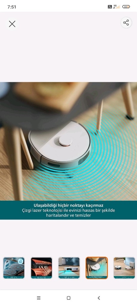 Philips 5000 robot süpürge - 4