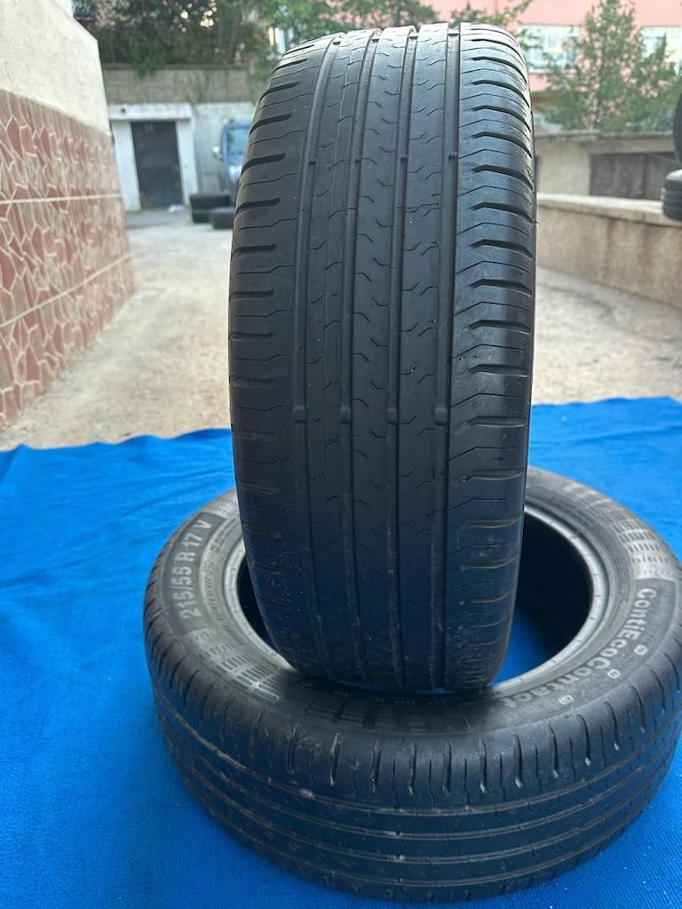 215 55 17 CONNENTAL YAZLIK 2 ADET HATASIZ 2018 TARİHLİ İÇİ JELLİ PATLA - 3
