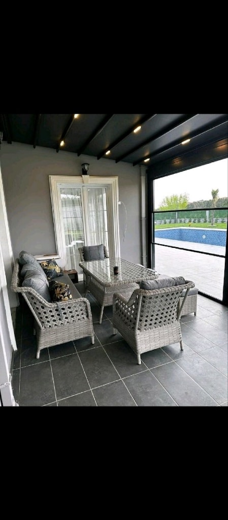 Rattan bahçe balkon mobilyası