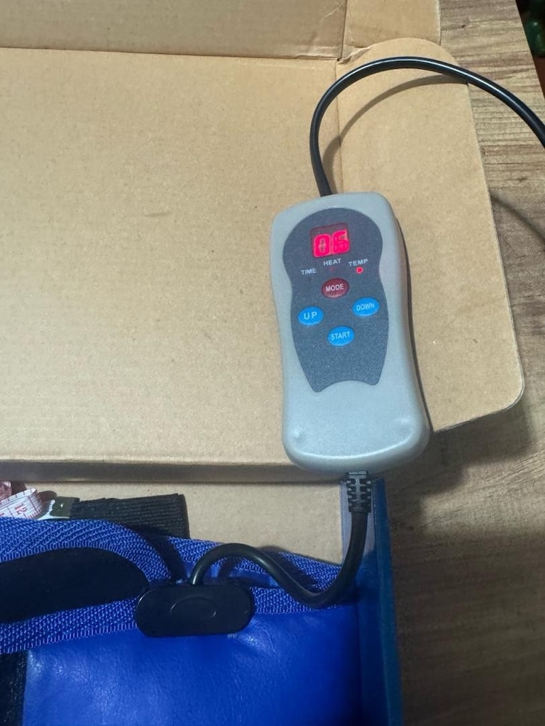 Bluelight Sauna Belt Termal Titreşimli Zayıflama Ve Masaj Kemeri - 7