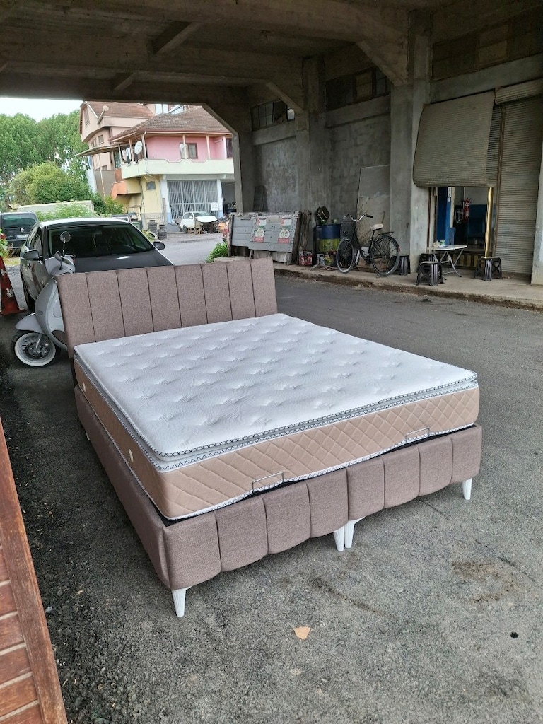 160×200 ÇİFT KİŞİLİK BAZA BAŞLIK YATAK - 6