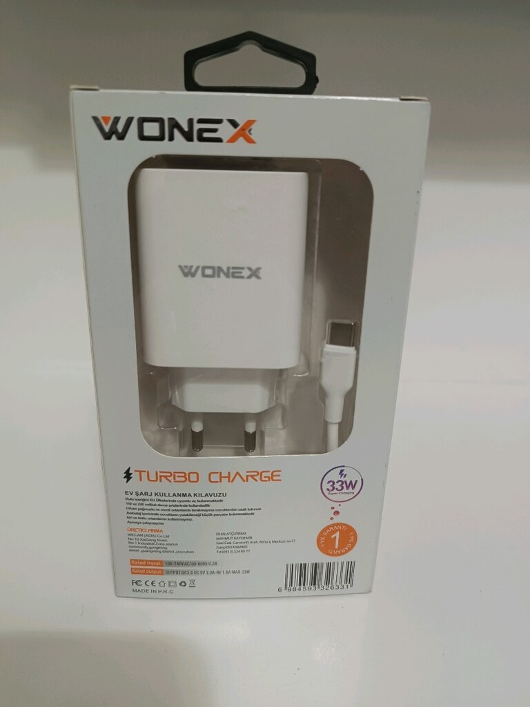 33 Wat çift girişli USB ve pd girişli hızlı ve süperfast destekli şarj - 2