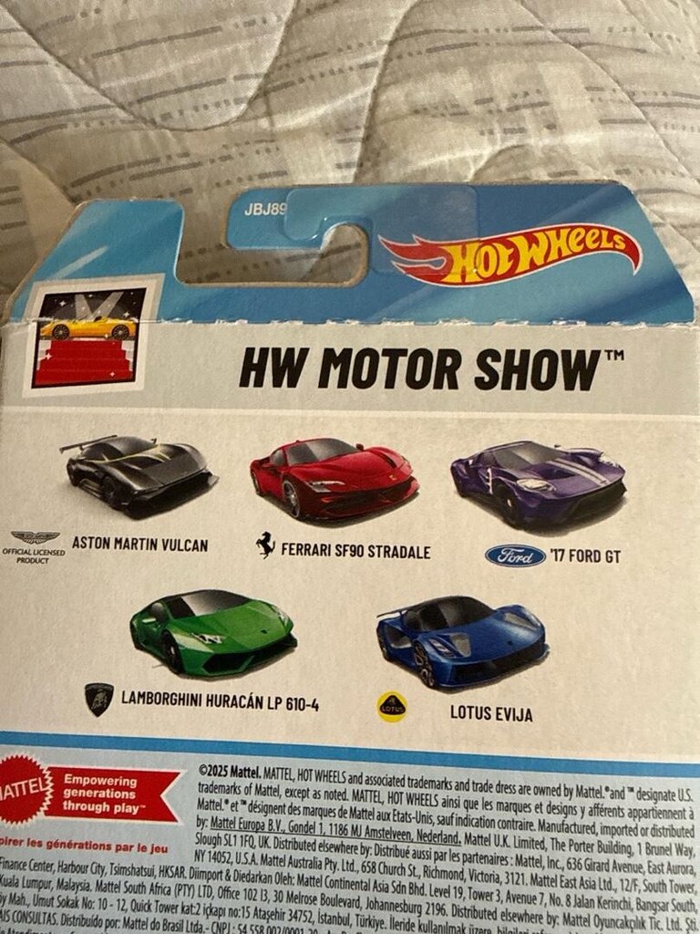 hot whells 5’li motor show set - 2
