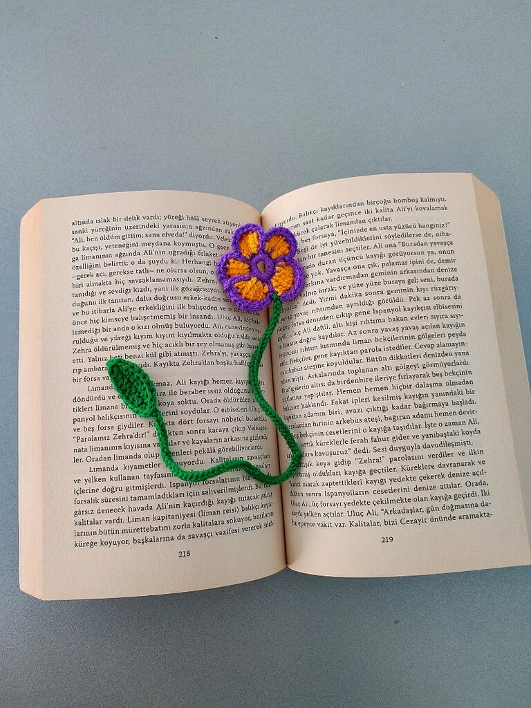 Çiçek Kitap Ayracı - 3