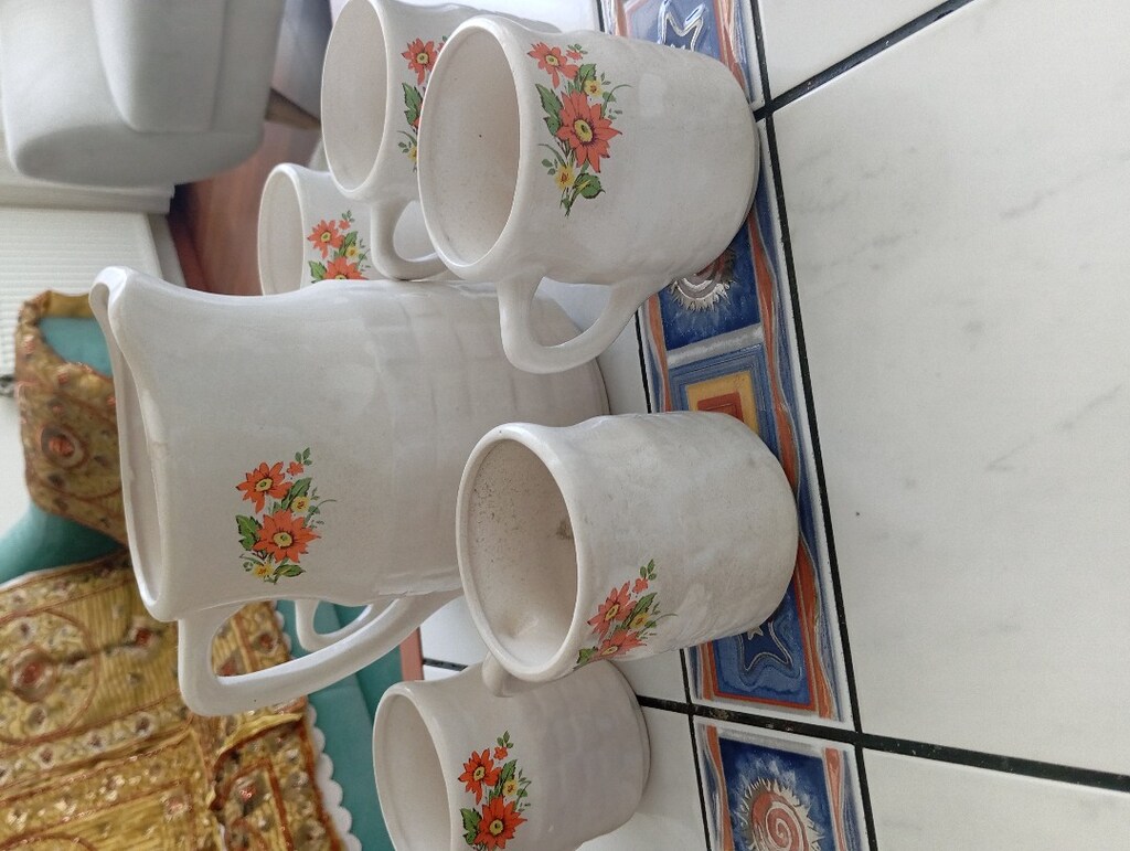 sürahi ve ayran takımı hiç kullanılmadı sıfır kutusunda - 2