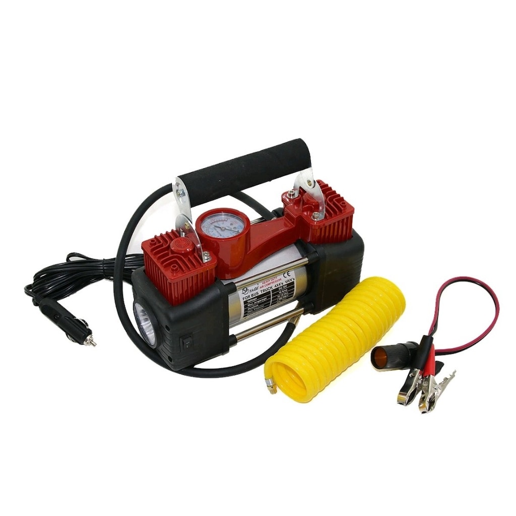 Yage Yg-842 ( Çift Silindir ) (oto & Araç) Hava Kompresörü (dc/12v & 1 - 2