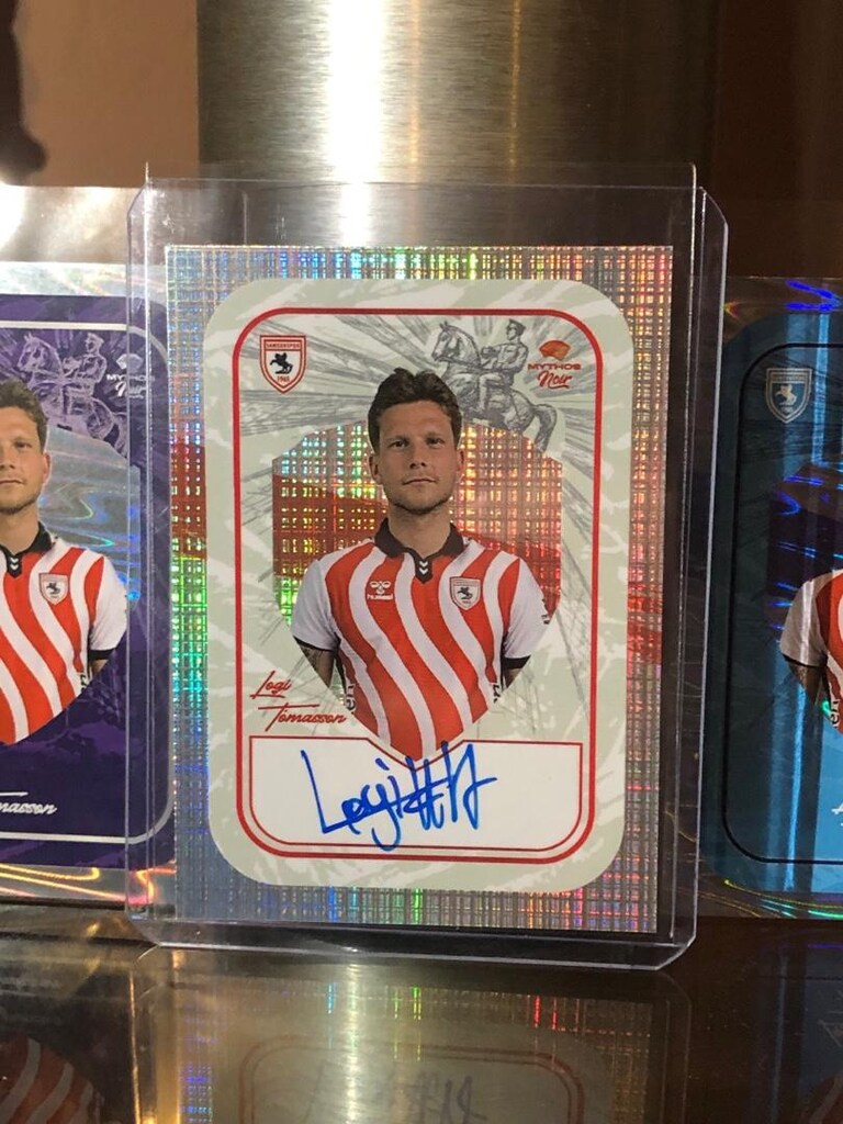 Logi Tomasson mythos samsunspor noir ıslak imzalı kart - 2