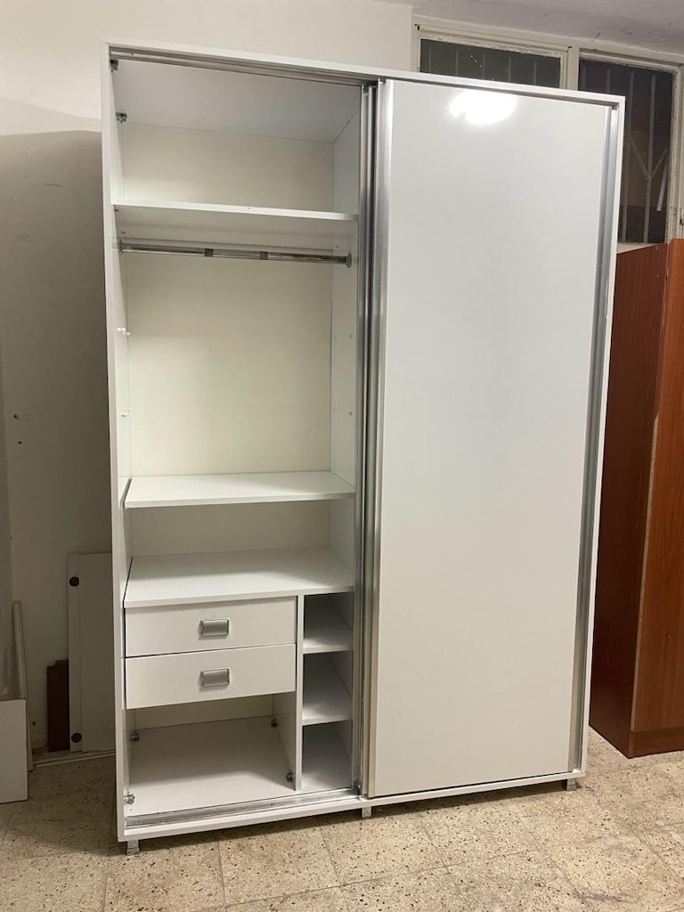 EVE TESLİM FULL MDF TEMİZ SÜRGÜLÜ GARDROP DOLAP ELBİSE DOLABI - 2