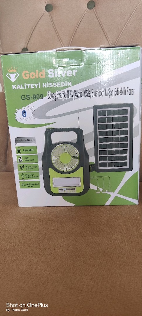 Taşınabilir Güneş Enerjili Aydınlatma Sistemi – Solar Panel