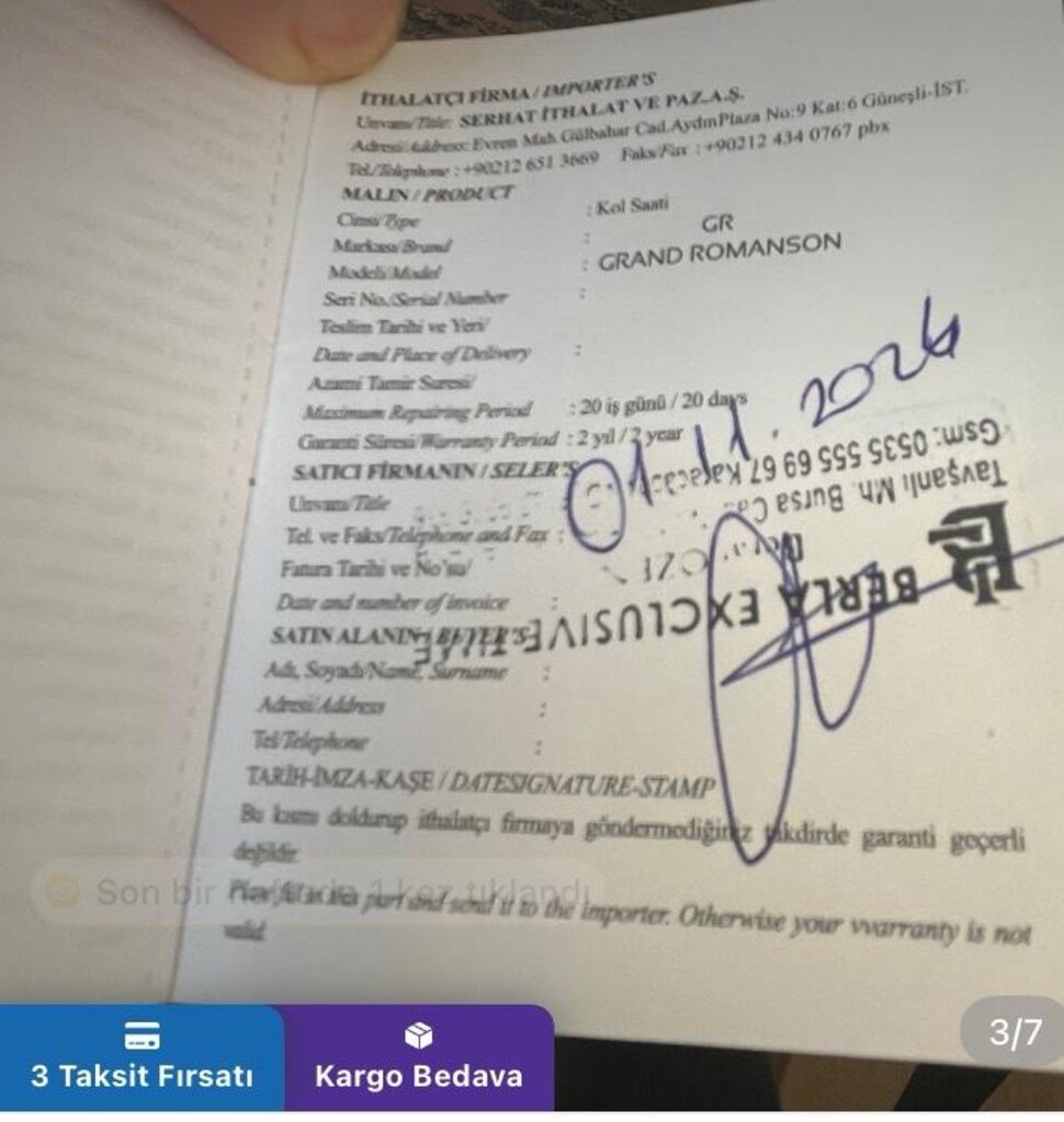 ORİJİNAL GARANTİLİ MARKA SAAT - 5