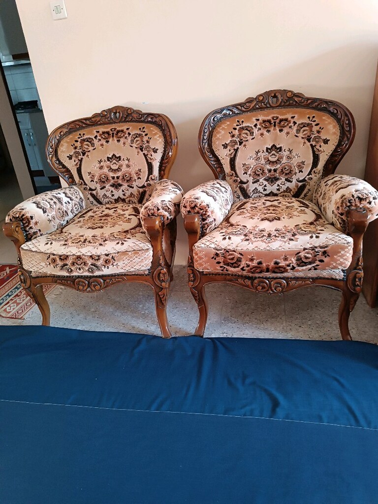 Antika el oyması koltuk takimi - 2